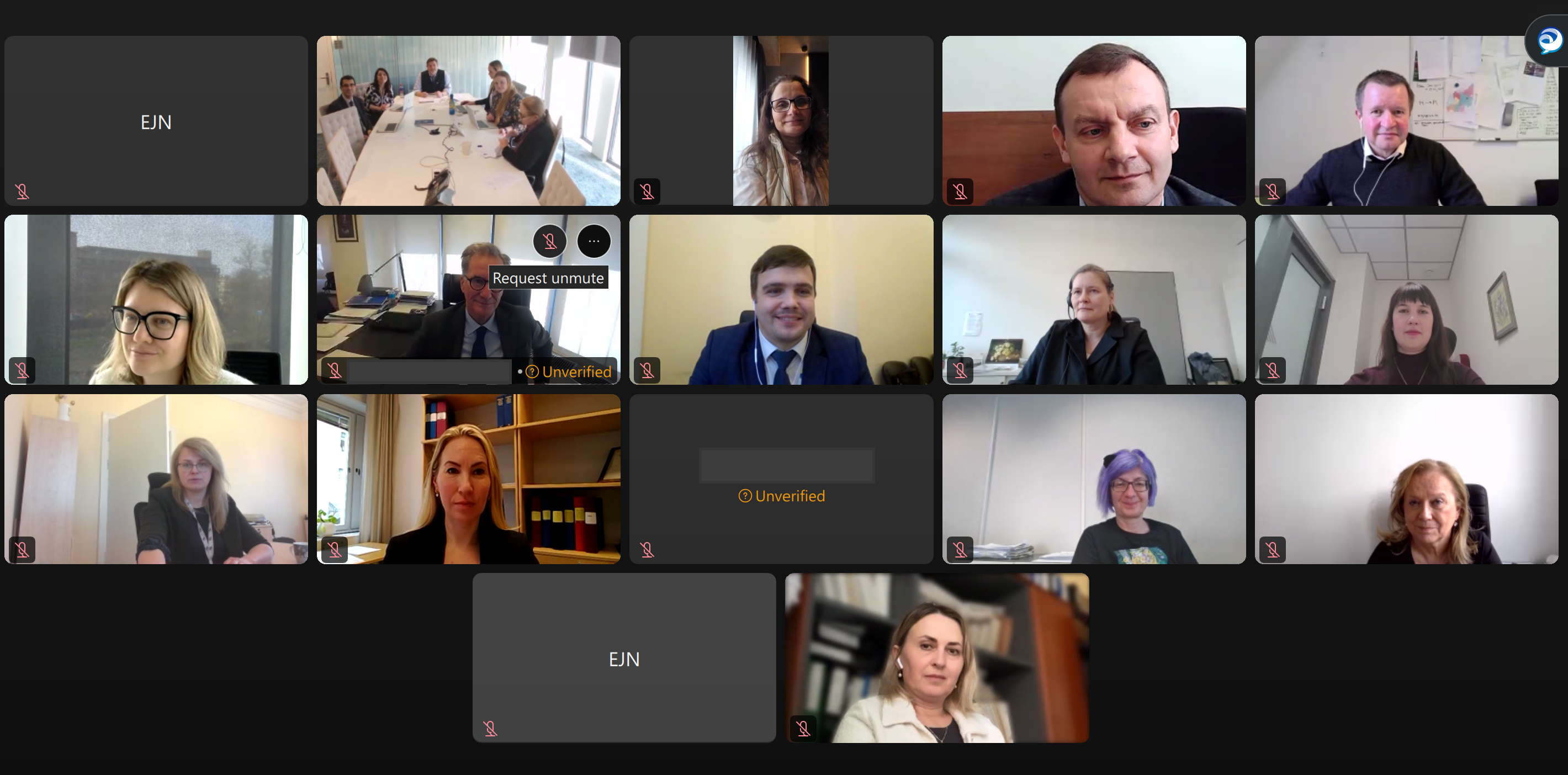 Introductory meeting with new EJN Contact Points from Ukraine, 12 March 2026