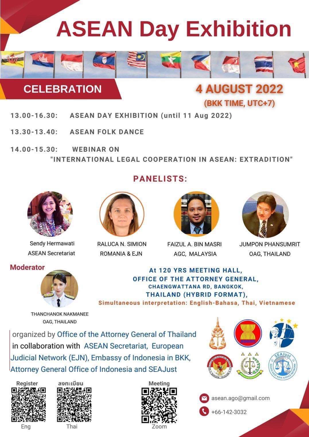 ASEAN Day Exhibition until 11 August – on 4th August 2022 Celebration (BKK time, UTC +7)