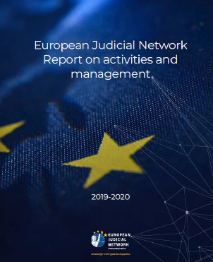 Publication cover: EJN activity report 2019-2020